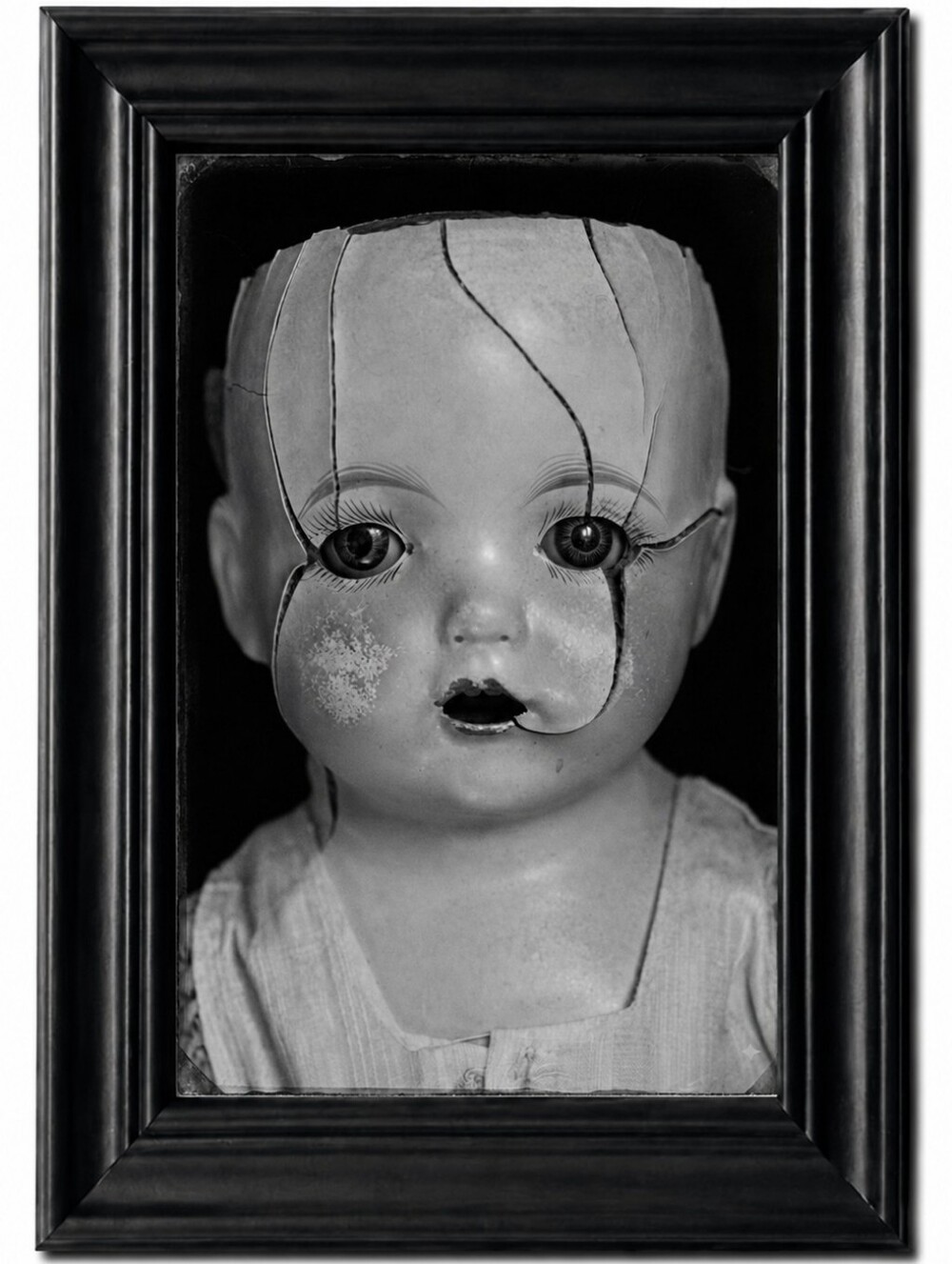 Vintage Victorian Doll Art antique boho shabby Paranormal Spooky Antique Deco